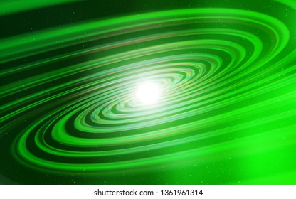 Light Green vector background with galaxy stars. Glitter abstract illustration with colorful cosmic stars. Pattern for astrology websites.