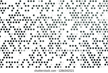 Light Green vector background with hexagons. White background with colorful hexagons. Beautiful design for your business advert.