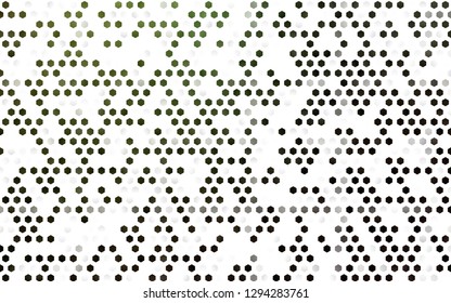 Light Green vector background with hexagons. Abstract illustration with colorful hexagons. Pattern for ads, leaflets.