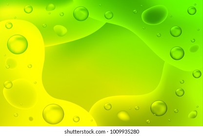 Light Green vector background with lamp shapes. An elegant bright illustration with gradient. Pattern for your business design.