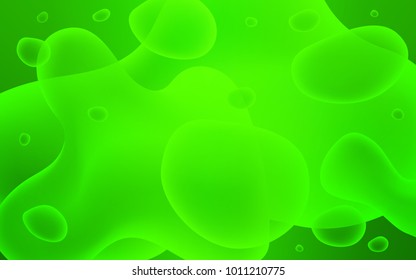 Light Green vector background with lamp shapes.