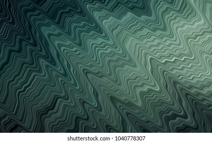 Light Green vector background with lamp shapes. Colorful abstract illustration with gradient lines. New composition for your brand book.