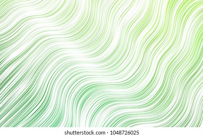 Light Green vector background with lamp shapes. A vague circumflex abstract illustration with gradient. Marble design for your web site.
