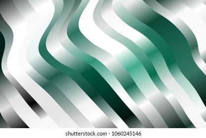 Light Green vector background with lamp shapes. Blurred geometric sample with gradient bubbles.  A completely new template for your business design.