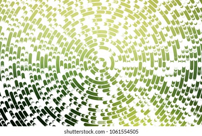 Light Green vector background with lamp shapes. Colorful abstract illustration with gradient lines. A new texture for your  ad, booklets, leaflets.