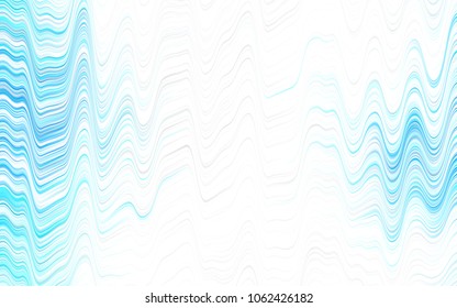 Light Green vector background with lamp shapes. Shining crooked illustration in marble style. The best blurred design for your business.