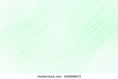 Light Green vector background with lamp shapes. Shining illustration, which consist of blurred lines, circles. A completely new template for your business design.
