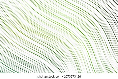 Light Green vector background with lamp shapes. A vague circumflex abstract illustration with gradient. Marble style for your business design.