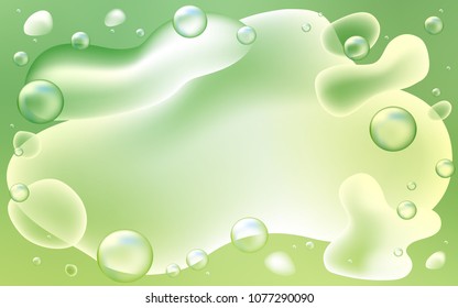 Light Green vector background with lamp shapes. Brand-new colored illustration in memphis style with gradient. The best blurred design for your business.