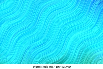Light Green vector background with lamp shapes. Shining crooked illustration in marble style. A completely new marble design for your business.