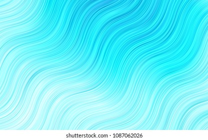 Light Green vector background with lamp shapes. A sample with blurred bubble shapes. Textured wave pattern for backgrounds.