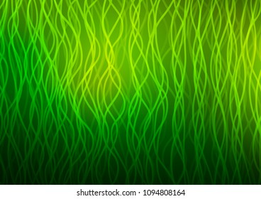 Light Green vector background with lamp shapes. Colorful illustration in abstract marble style with gradient. A completely new template for your business design.