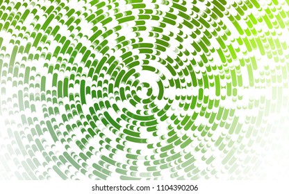 Light Green vector background with lamp shapes. Creative illustration in halftone marble style with gradient. A completely new marble design for your business.