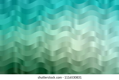 Light Green vector background with lamp shapes. A vague circumflex abstract illustration with gradient. A completely new marble design for your business.