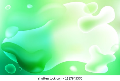 Light Green vector background with lamp shapes. Creative geometric illustration in memphis style with gradient. Brand-new design for your ads, poster, banner.
