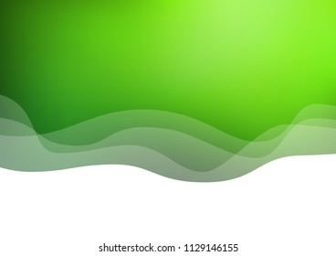 Light Green vector background with lamp shapes. An elegant bright illustration with gradient. A completely new marble design for your business.