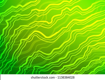 Light Green vector background with lamp shapes. Geometric illustration in marble style with gradient.  A completely new marble design for your business.