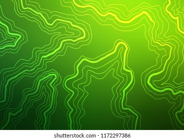 Light Green vector background with lamp shapes. Shining crooked illustration in marble style. Marble design for your web site.