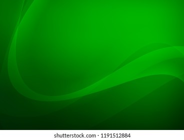 Light Green vector background with lamp shapes. Shining crooked illustration in marble style. The best blurred design for your business.