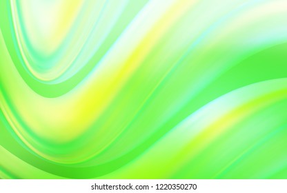 Light Green vector background with lamp shapes. A completely new color illustration in marble style. Marble style for your business design.