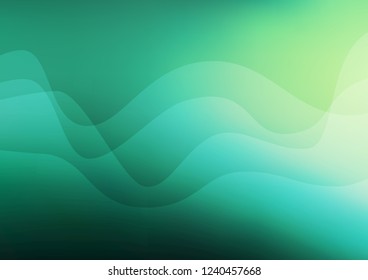 Light Green vector background with lamp shapes. Geometric illustration in marble style with gradient.  Marble design for your web site.