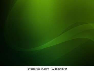 Light Green vector background with lamp shapes. An elegant bright illustration with gradient. A completely new marble design for your business.