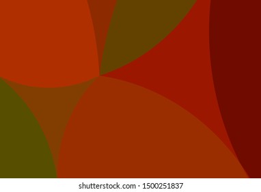 Light Green vector background with lamp shapes. Colorful abstract illustration with gradient lines. The template for cell phone backgrounds.