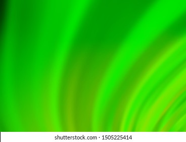 Light Green vector background with lamp shapes. Shining crooked illustration in marble style. A new texture for your  ad, booklets, leaflets.