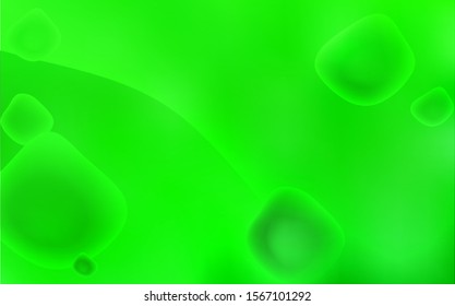 Light Green vector background with lamp shapes. A completely new color illustration in memphis style. Pattern for your business design.