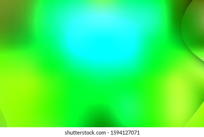 Light Green vector background with lamp shapes. Brand-new colored illustration in marble style with gradient. The best blurred design for your business.