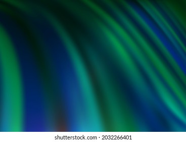 Light Green vector background with lamp shapes. Creative illustration in halftone marble style with gradient. The best blurred design for your business.