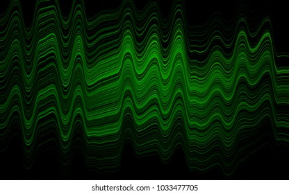 Light Green vector background with lava shapes. Blurred geometric sample with gradient bubbles.  A new texture for your  ad, booklets, leaflets.