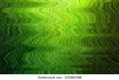 Light Green vector background with lava shapes. Creative illustration in halftone marble style with gradient. A new texture for your  ad, booklets, leaflets.