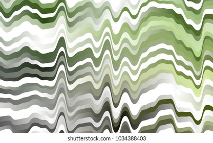 Light Green vector background with lava shapes. Colorful abstract illustration with gradient lines. New composition for your brand book.