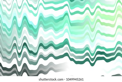 Light Green vector background with lava shapes. Creative geometric illustration in marble style with gradient. Brand-new design for your ads, poster, banner.