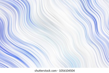 Light Green vector background with lava shapes. Blurred geometric sample with gradient bubbles.  Brand-new design for your ads, poster, banner.