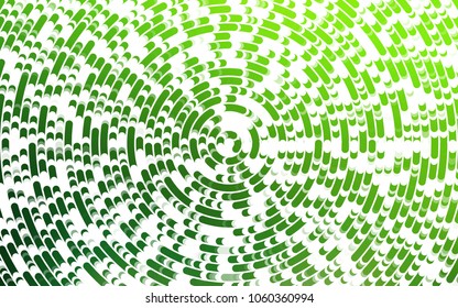 Light Green vector background with lava shapes. A vague circumflex abstract illustration with gradient. A new texture for your  ad, booklets, leaflets.