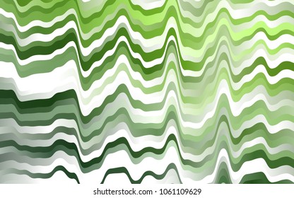 Light Green vector background with lava shapes. A sample with blurred bubble shapes. A completely new template for your business design.