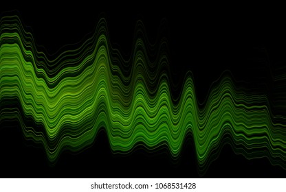 Light Green vector background with lava shapes. Glitter abstract illustration with wry lines. The best blurred design for your business.