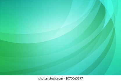 Light Green vector background with lava shapes. Geometric illustration in marble style with gradient.  A completely new memphis design for your business.