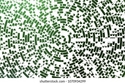 Light Green vector background with lava shapes. A sample with blurred bubble shapes. The best blurred design for your business.