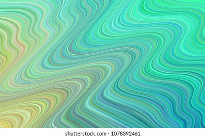 Light Green vector background with lava shapes. A completely new color illustration in memphis style. Memphis style for your business design.