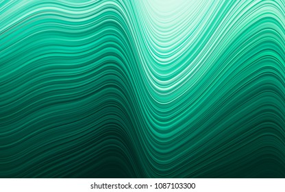 Light Green vector background with lava shapes. Creative illustration in halftone marble style with gradient. A completely new template for your business design.