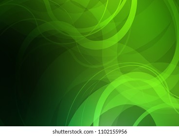 Light Green vector background with lava shapes. Brand new colored illustration in marble style with gradient. A completely new template for your business design.