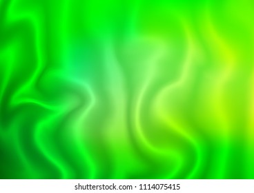 Light Green vector background with lava shapes. Brand new colored illustration in marble style with gradient. The best blurred design for your business.