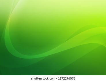 Light Green vector background with lava shapes. A completely new color illustration in marble style. A completely new marble design for your business.