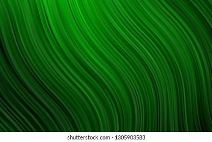 Light Green vector background with lava shapes. Geometric illustration in marble style with gradient.  Textured wave pattern for backgrounds.