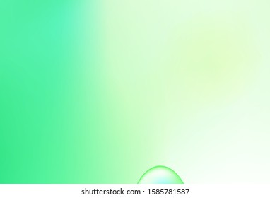 Light Green vector background with lava shapes. Colorful illustration in abstract memphis style with gradient. A completely new memphis design for your business.