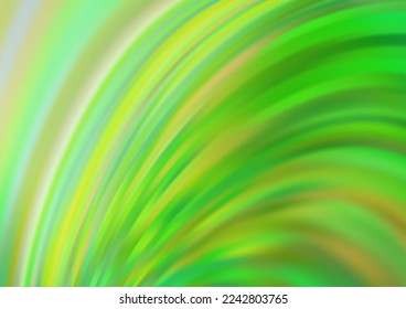 Light Green vector background with lava shapes. Blurred geometric sample with gradient bubbles.  Pattern for your business design.
