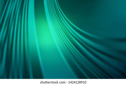 Light Green vector background with lines. Colorful geometric sample with gradient lines.  A completely new template for your design.
